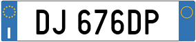 Truck License Plate